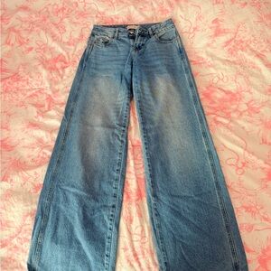 Classic Blue Denim Low Rise Jeans